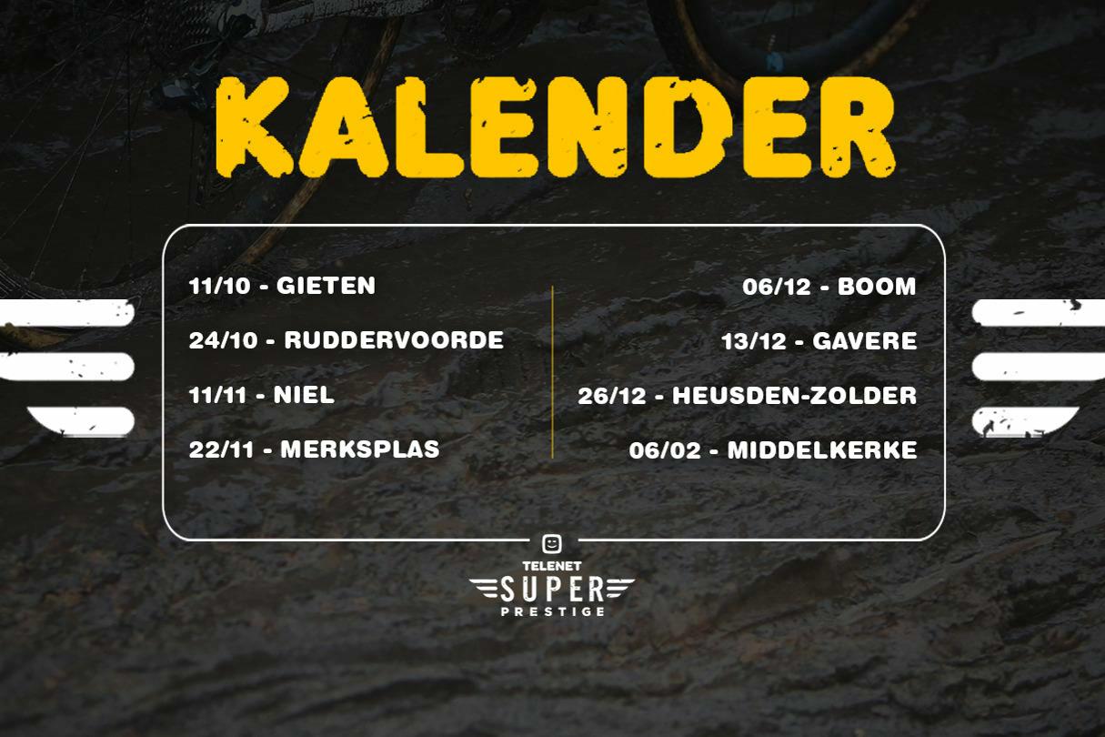 Kalenderwijziging Telenet Superprestige 2020-2021