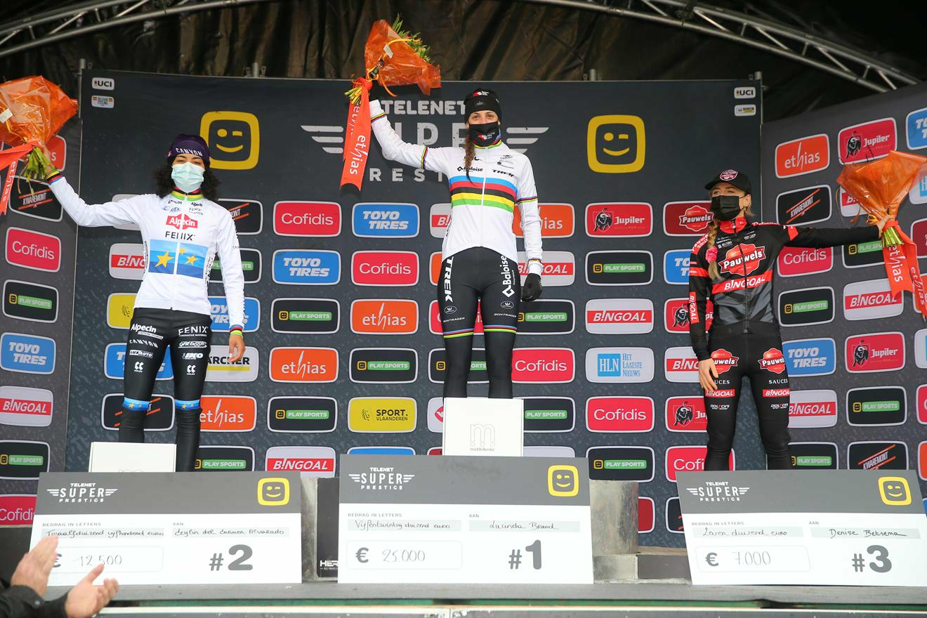 Wereldkampioene Brand domineerde de Telenet Superprestige